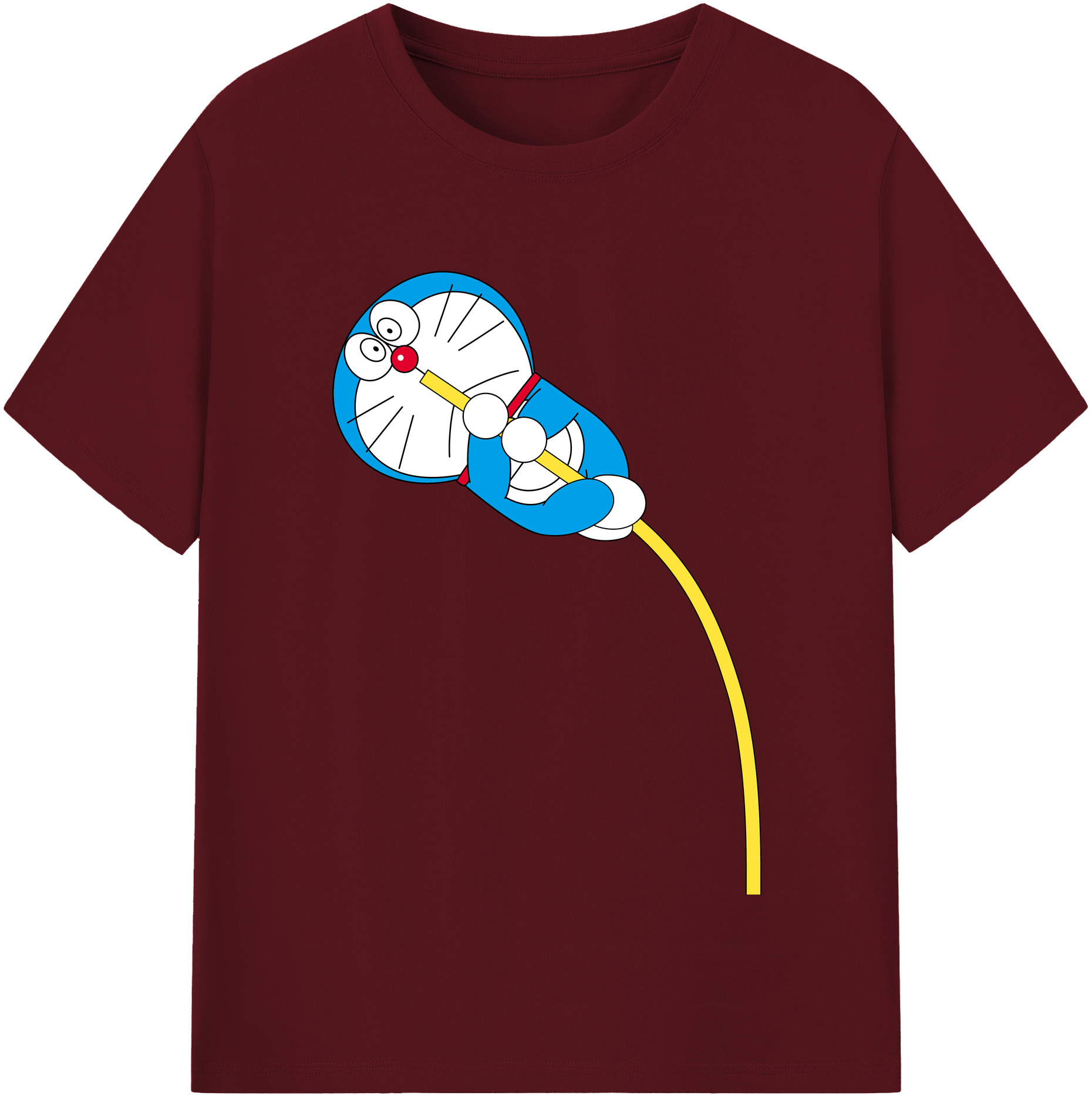 （画像用） ドラえもん Doraemon 綿100％半袖Tシャツ（フロントプリント）